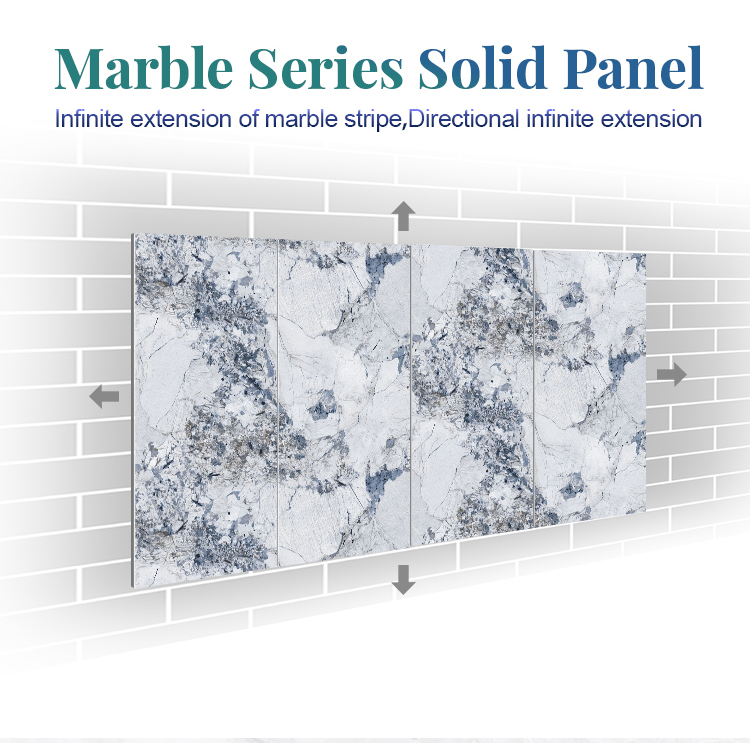 Wall Marbile Wpc Solid Panel