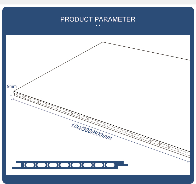 300mm Gery Fabric Wall Panels