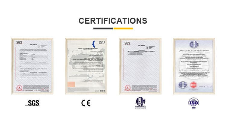 certifications