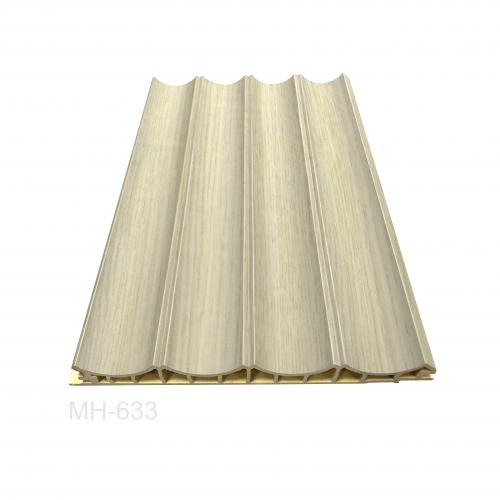 Inner ARC WPC Wainscot Panel Indoor Decoration For Wood Grain Style Building Materials
