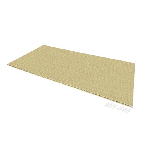 Bamboo and wood fiber integrated wallboard PVC eco-wood