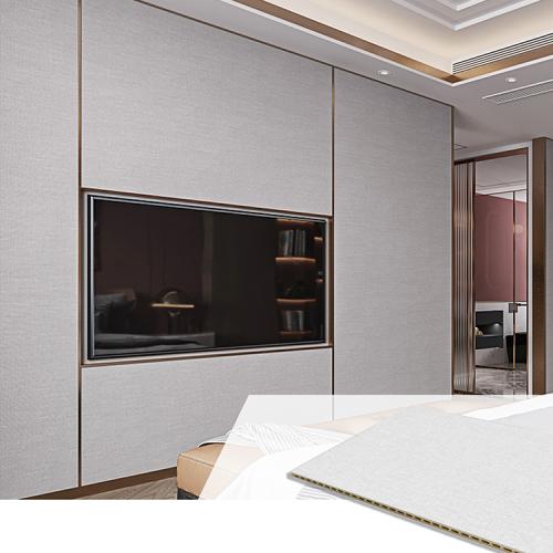 Composite decorative wallboard imitating fabric pattern integrated wallboard quickly installed background wall