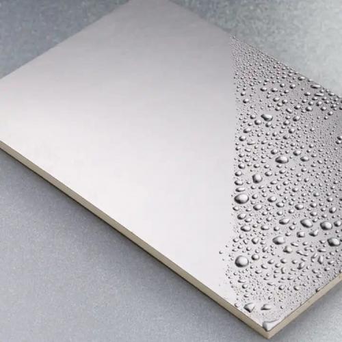 Bamboo Fiber Solid Wall Panel with Metal Texture for Interior Decoration