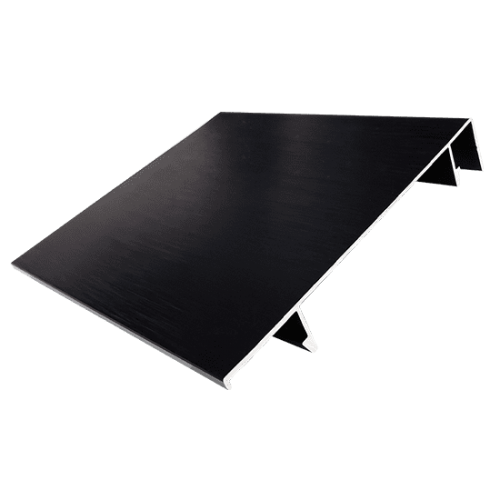 Stylish Black Aluminum Skirting Board for Home Interior
