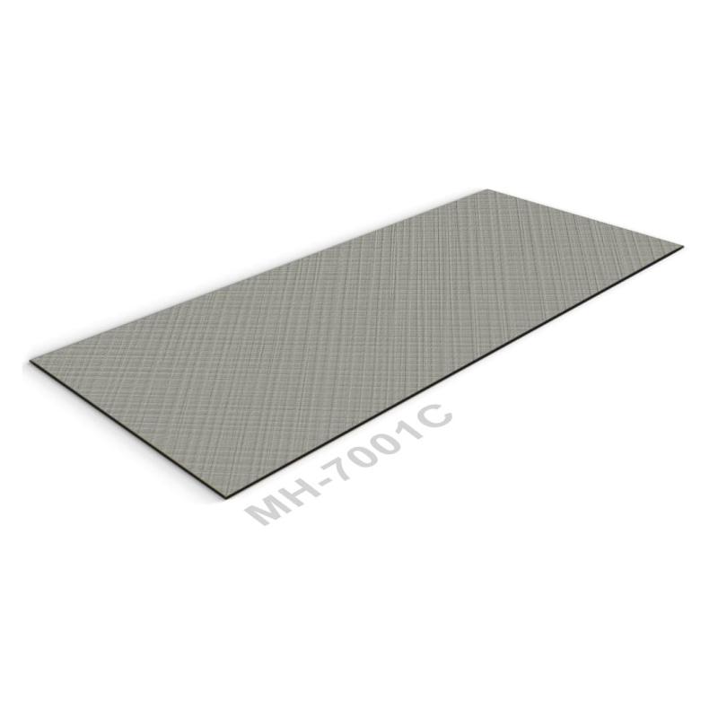 Good WPC Wall Panel with Gray Fabric Coating